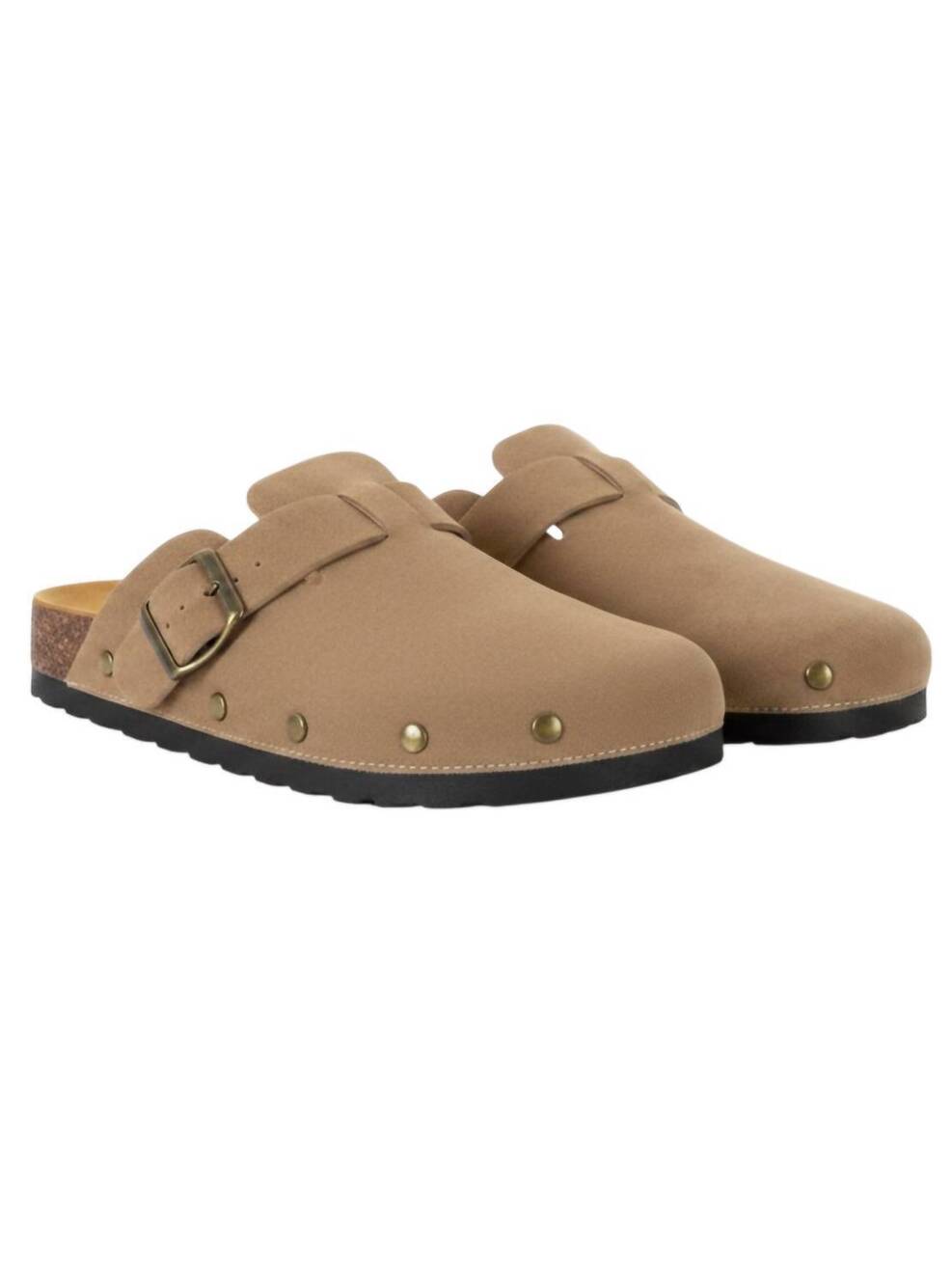 NEW MIA SHOES women's hazel closed-toe clogs in brown